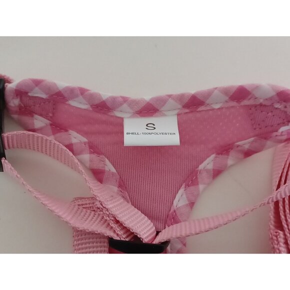 Expawlorer Pink Cat Mesh Harness With Bow & Leash, Size Small - Picture 11 of 12
